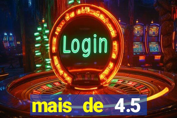 mais de 4.5 escanteios o que significa